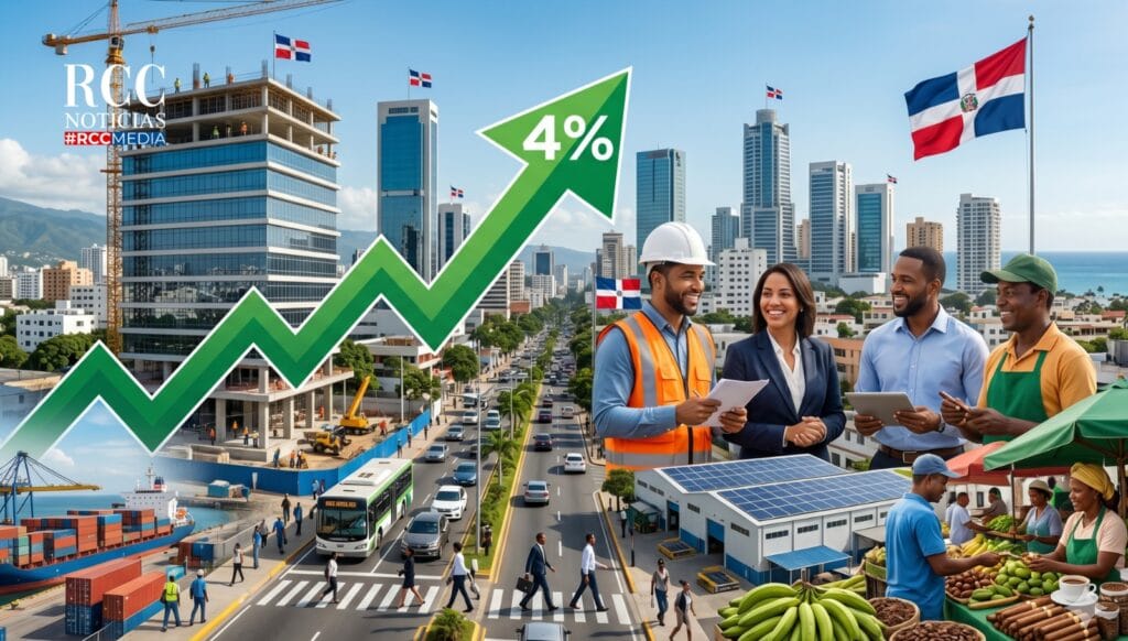 Economía dominicana crece 4 % en primeros cuatro meses de 2026