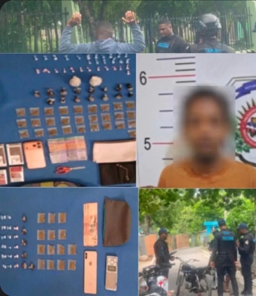 Reportan un detenido y varios decomisos durante intervenciones policiales en Barahona