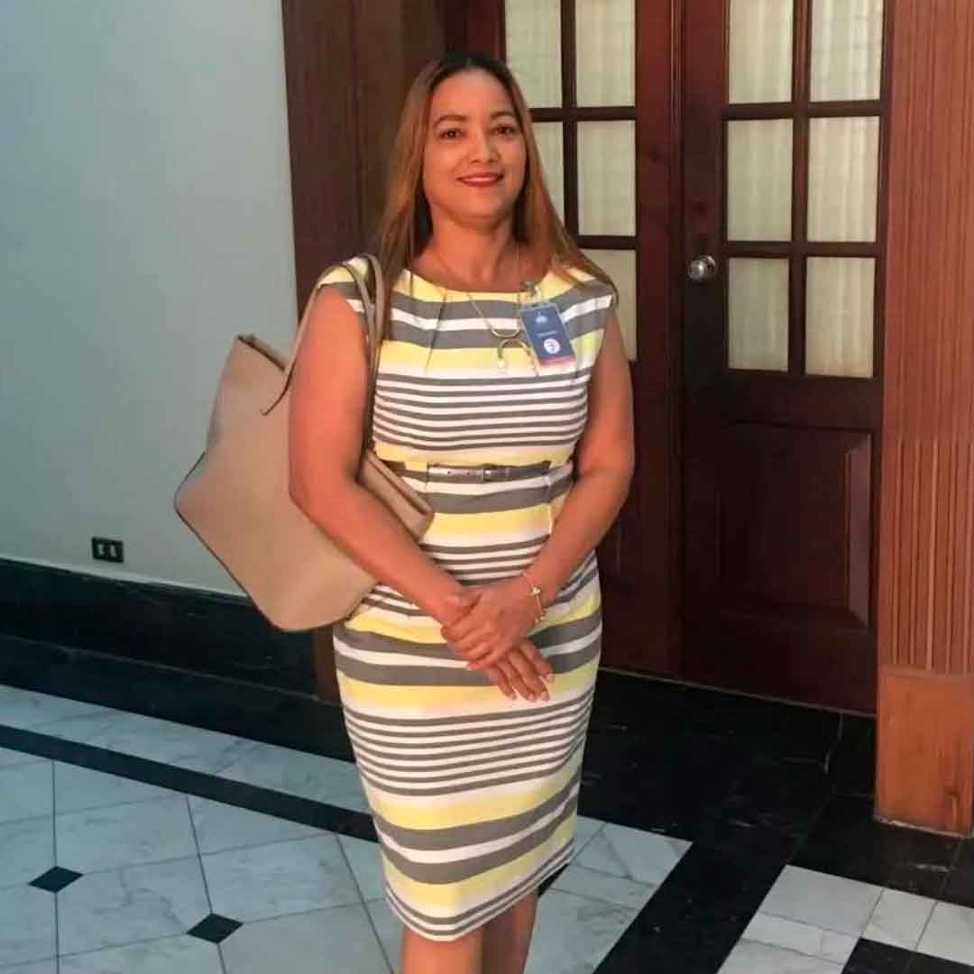 Martha Eliana Hern&aacute;ndez. La docente se desempe&ntilde;aba como subdirectora del Distrito Educativo 05-03 La Romana.