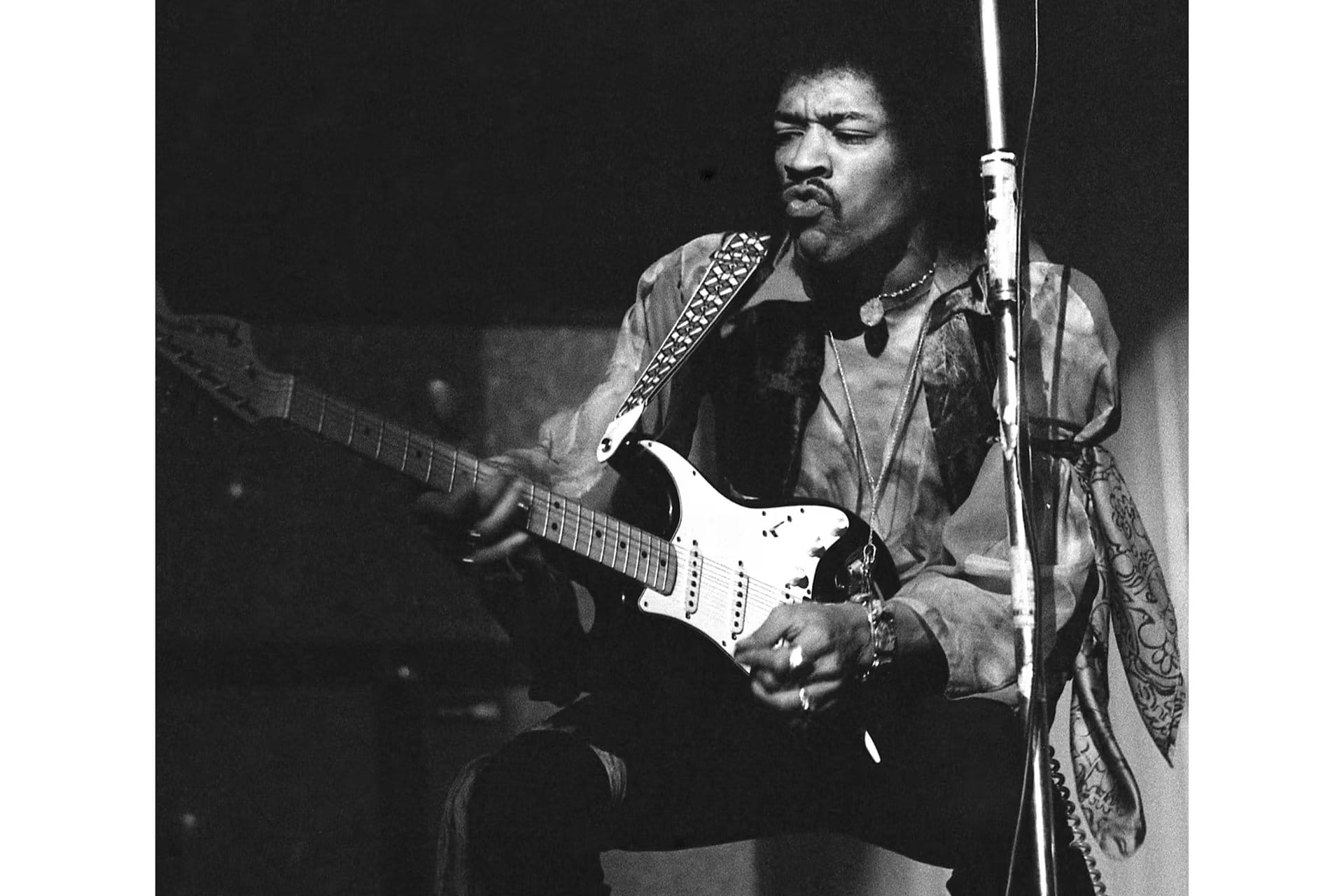 Jimi Hendrix en 1969 (AP Photo/Hinninger, File)