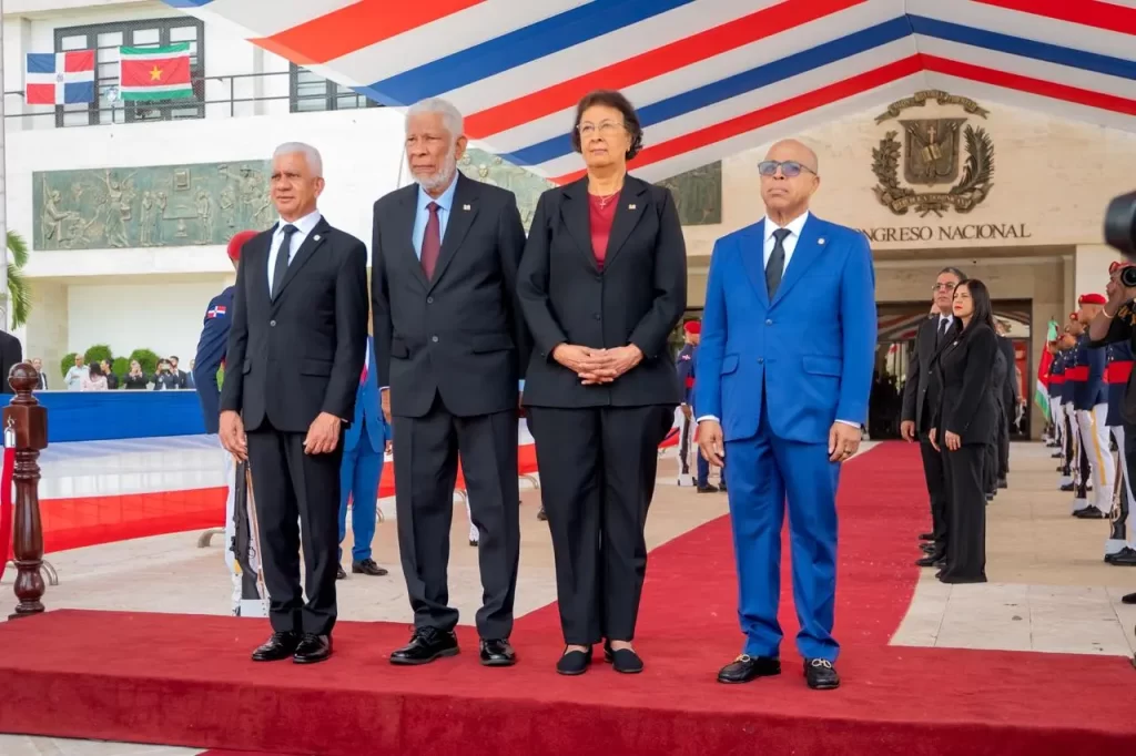 Congreso Nacional recibe a la presidenta de Surinam, Jennifer Geerlings-Simons