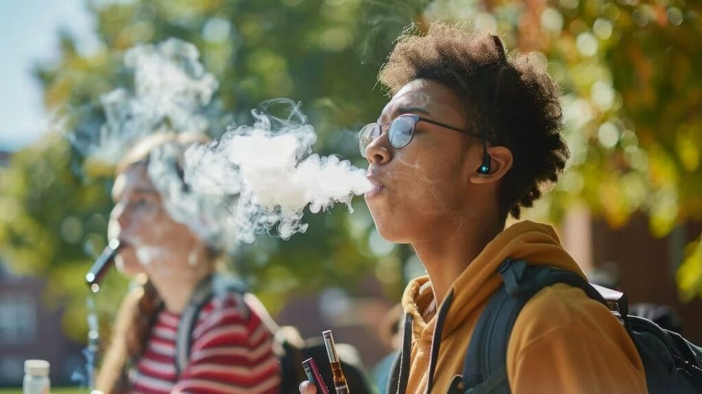 TikTok impulsa vapeo ilegal entre menores, según estudio