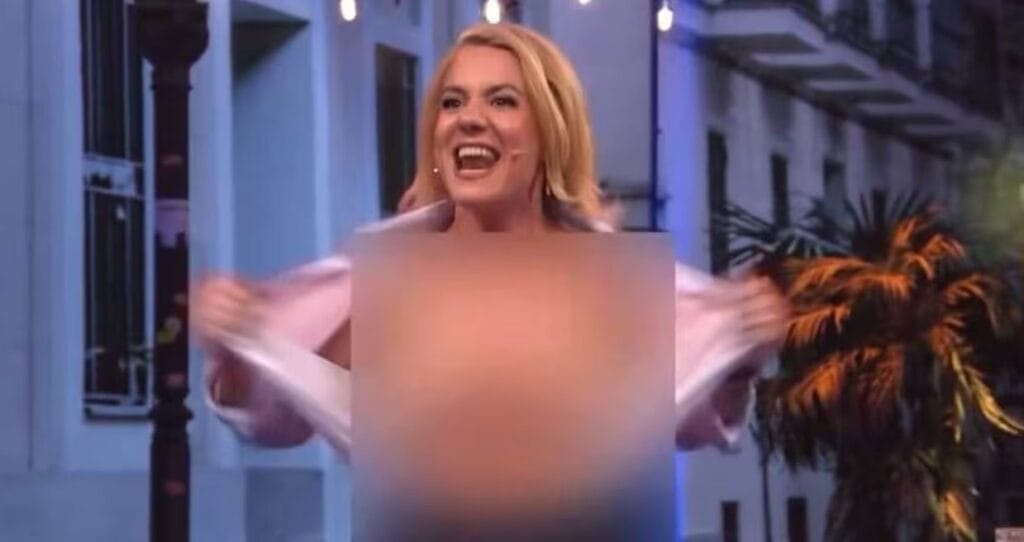Polémica en TVE: Henar Álvarez se desnuda en vivo para denunciar prejuicios