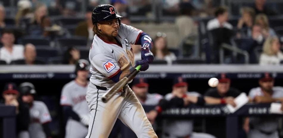 José Ramírez lidera triunfo de Guardianes sobre Yankees con tres dobles y dos impulsadas