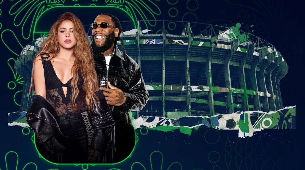 FIFA confirma a Shakira y Burna Boy para el show inaugural del Mundial 2026