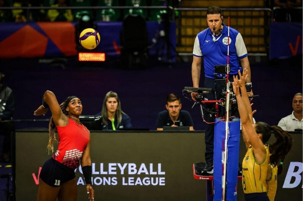 Reinas de Caribe caen derrotadas 3-1 ante Brasil en la Liga de Naciones de Voleibol 2026