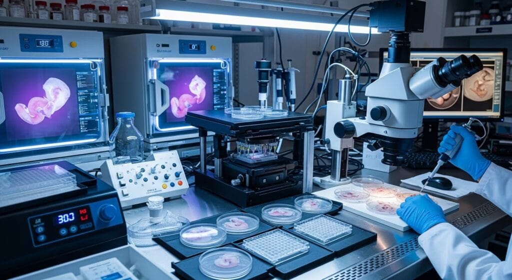 Edición genética en embriones humanos: avance sin daños cromosómicos