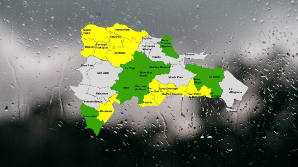 Aumentan a 11 las provincias en alerta amarilla y mantienen 10 en verde por incidencia de vaguada