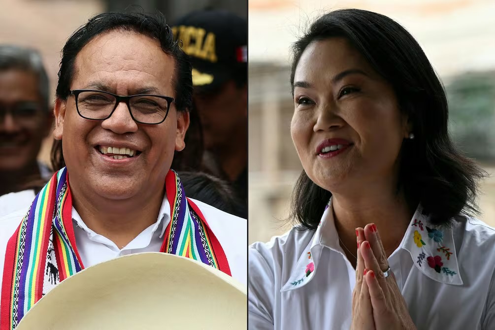 Resultados de las elecciones en Perú: Queda menos de 1 % para definir al próximo presidente