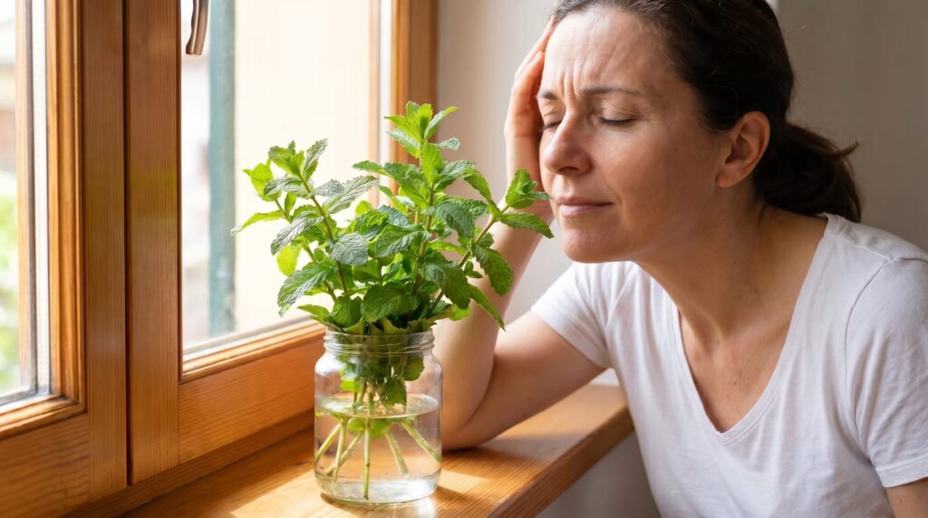Menta piperita: la planta que alivia dolores de cabeza y crece en un vaso de agua