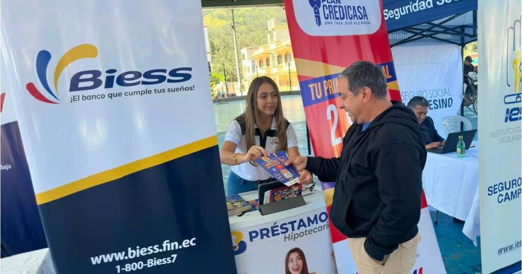Créditos hipotecarios del Biess crecen un 8,40 % en lo que va del año