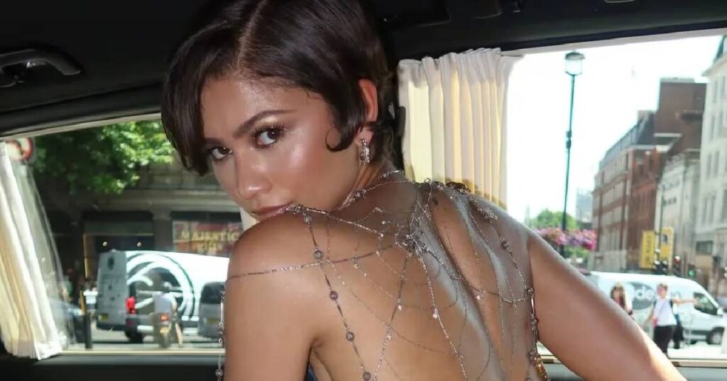 Zendaya en París: joyería de telaraña y vestido de archivo en estreno de Spider-Man