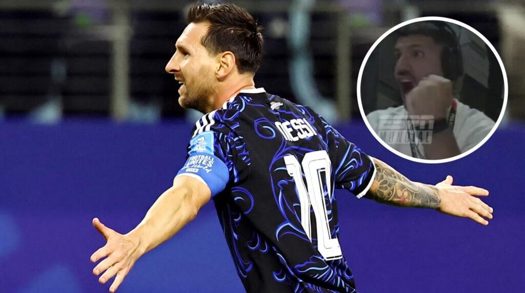 Kun Agüero explota de alegría ante el golazo de Messi en Mundial 2026