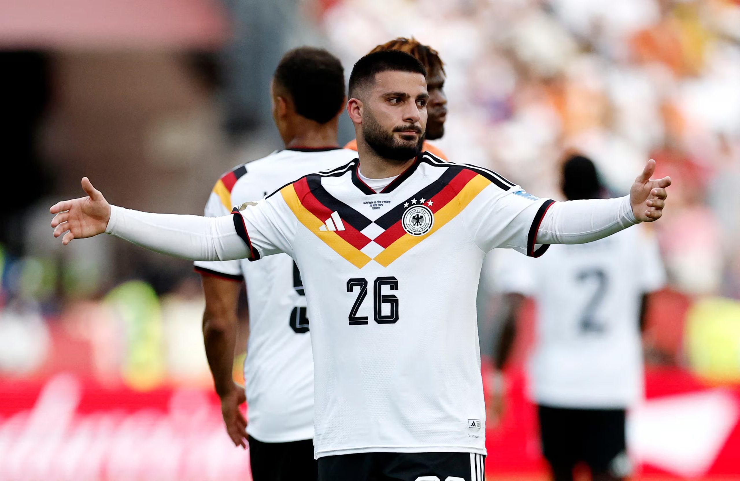 Deniz Undav, suplente habitual, es el máximo goleador de Alemania en el Mundial 2026 con 3 anotaciones. - créditos: REUTERS/Thomas Mukoya