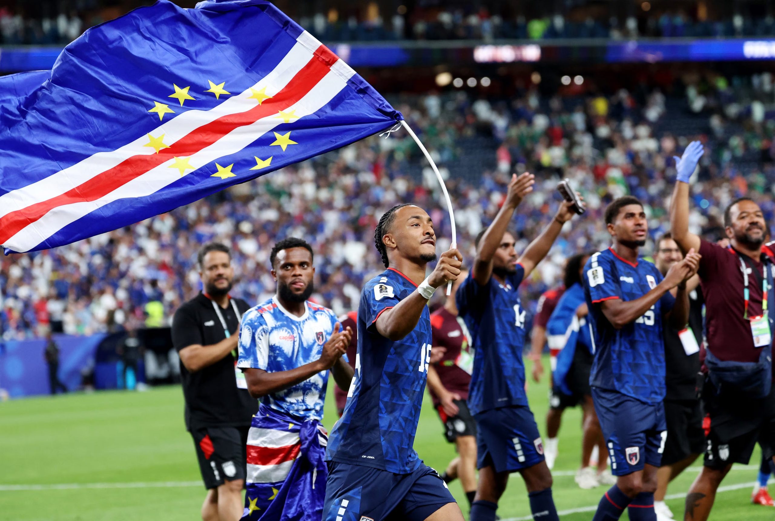 Cabo Verde celebra su histórica clasificación en el Mundial (IMAGN IMAGES via Reuters/Troy Taormina)