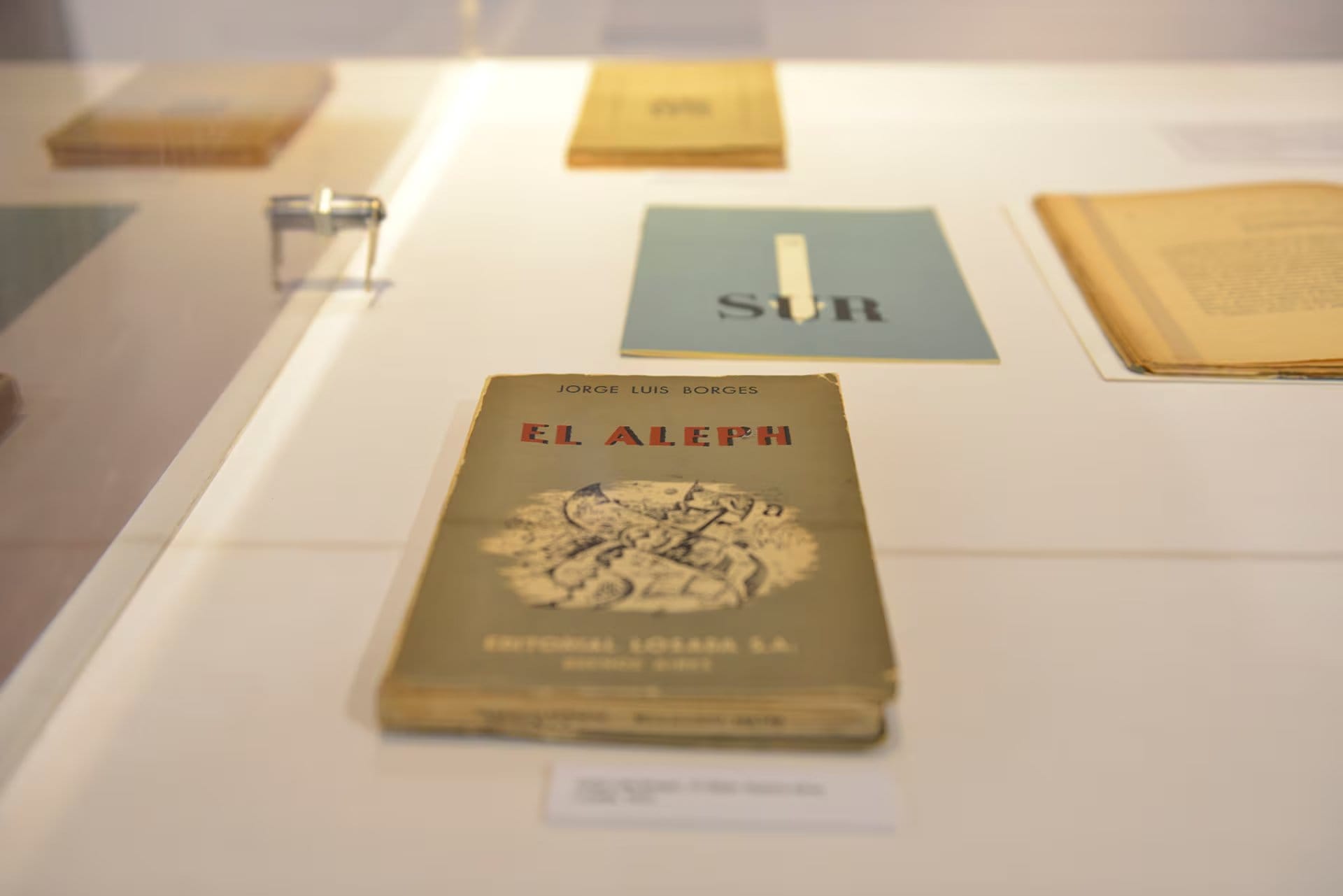 Los textos que Borges sí escribió, cuando se exhibieron en la Biblioteca Nacional.