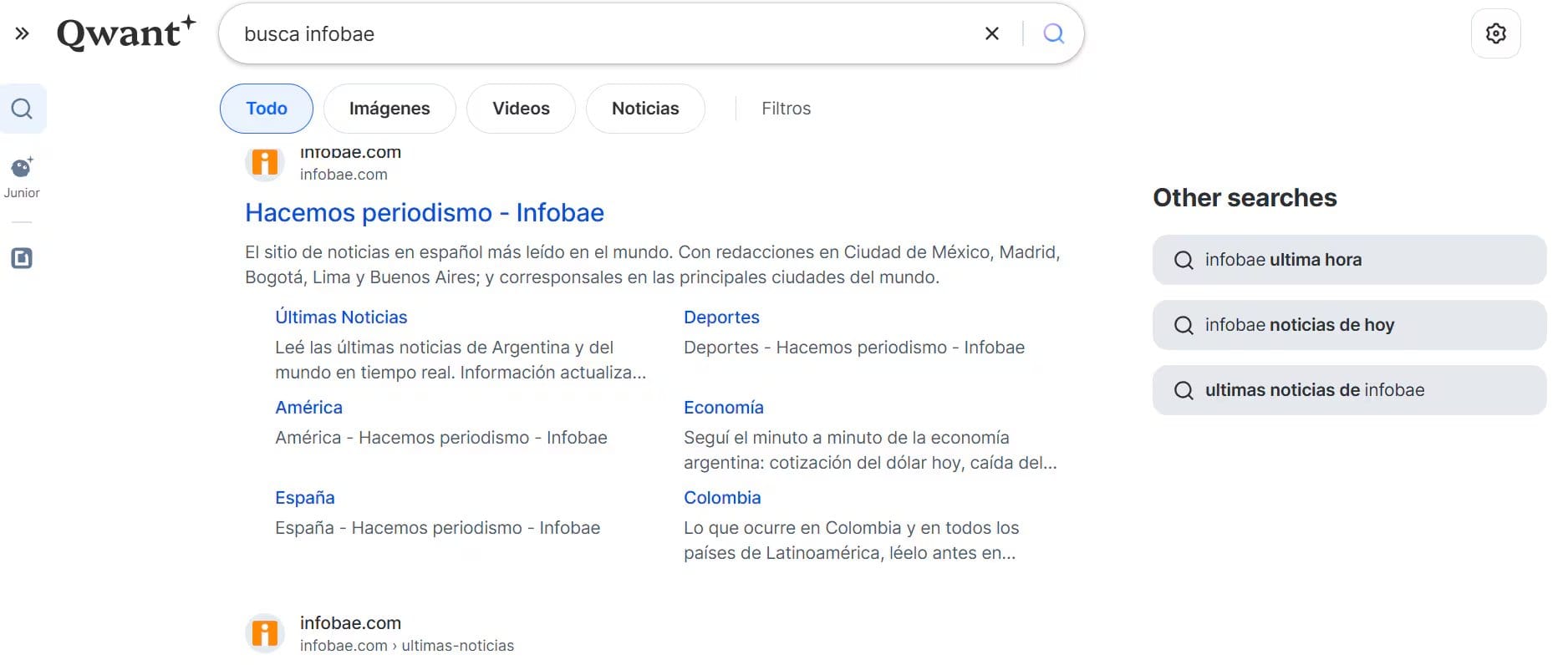 La interfaz es similar a otros buscadores tradicionales. Este tambi&eacute;n tiene inteligencia artificial.