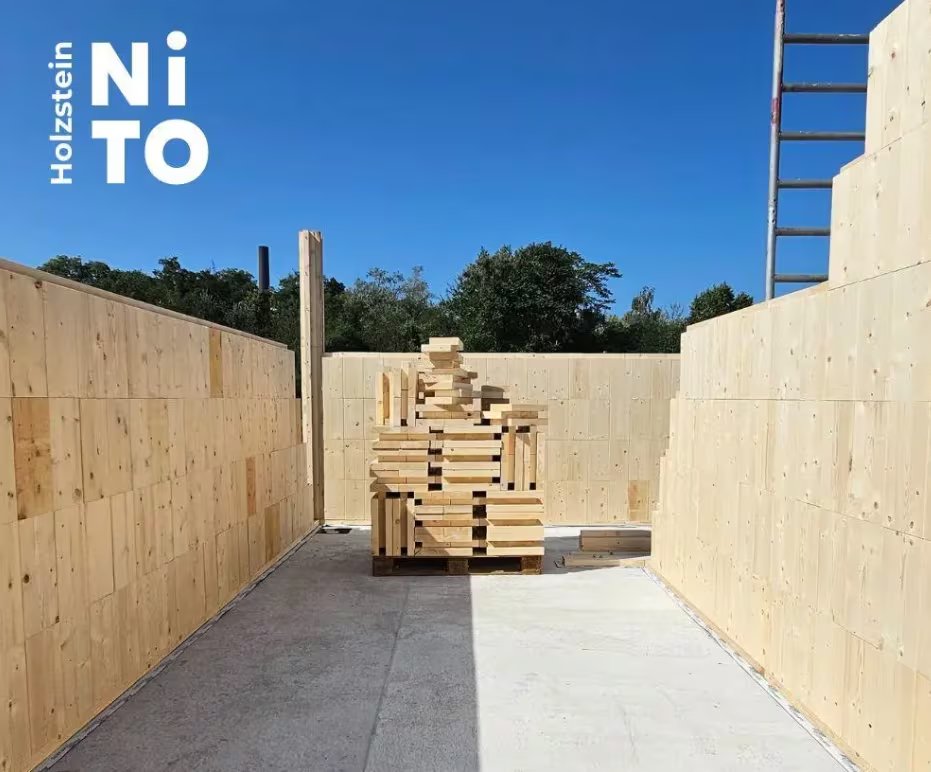 Nueva tecnología de construcción que reemplaza el material noble. (Foto: NiTO Holzstein)