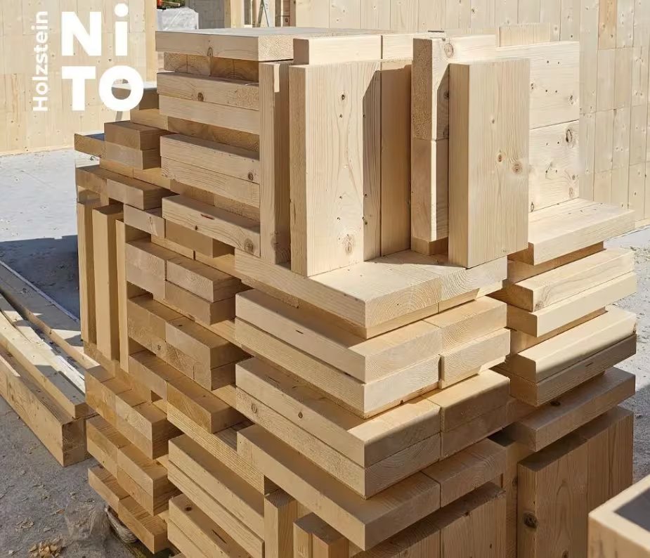 La nueva forma de construcción fue desarrollada por una empresa alemana. (Foto: NiTO Holzstein)