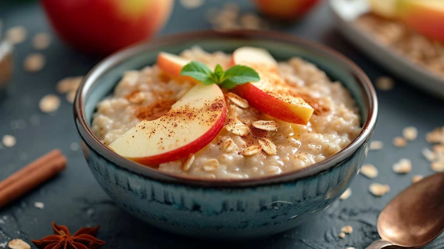 Consumir avena cocida con fruta (como pl&aacute;tano o manzana) y leche descremada entre dos y cuatro horas antes del entrenamiento es una estrategia recomendada por expertos en nutrici&oacute;n deportiva. - (Imagen Ilustrativa Infobae)