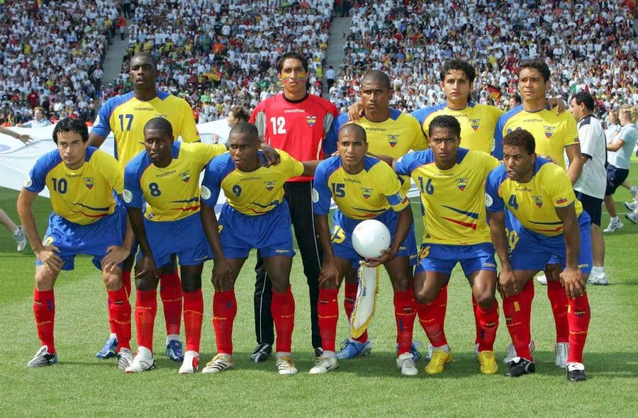 La selección de Ecuador en Alemania 2006. @fifaworldcup_es