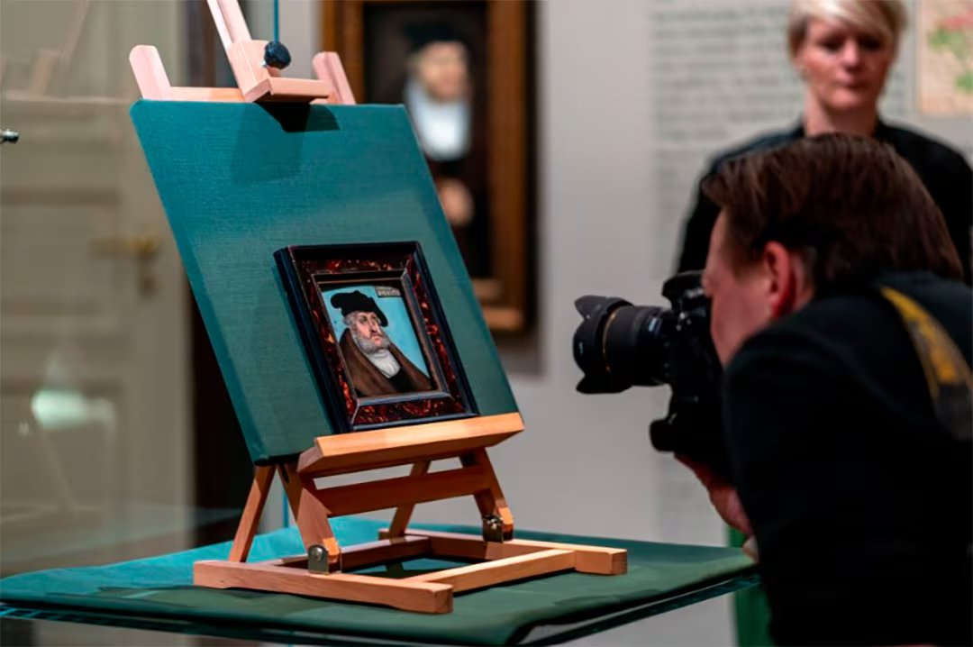 El retrato de Cranach visto en el Palacio Real (Staatliche Kunstsammlungen Dresde)