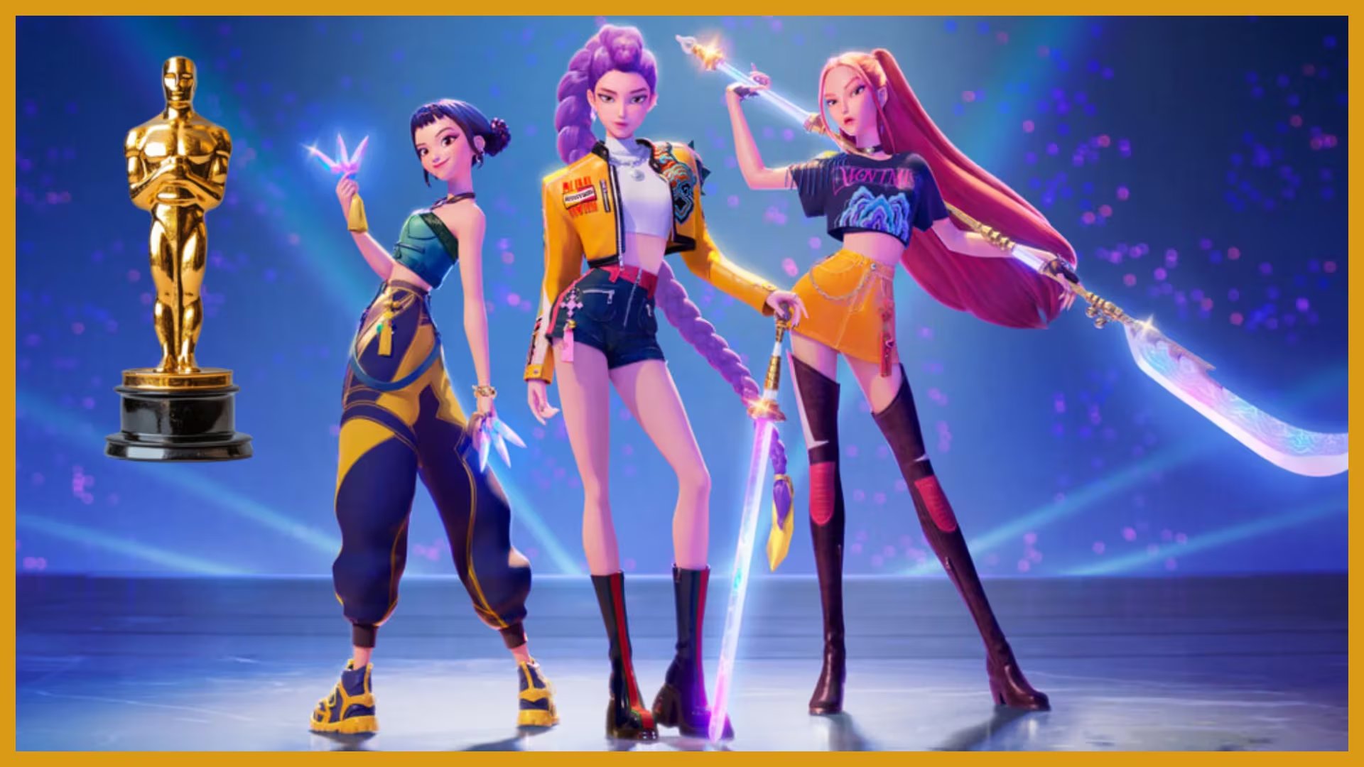 Las Guerreras K-Pop fue reconocida en la entrega de los Premios Oscar con la obtención de los galardones a Mejor Película de Animación y Mejor Canción Original.