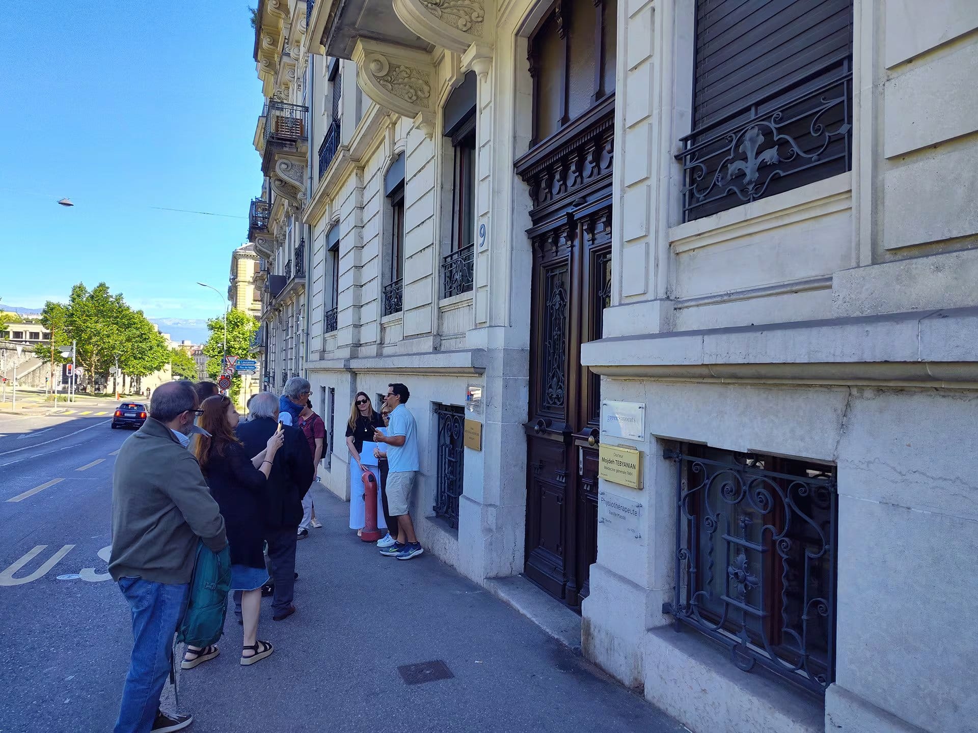 La casa donde Borges vivió en su adolescencia.
