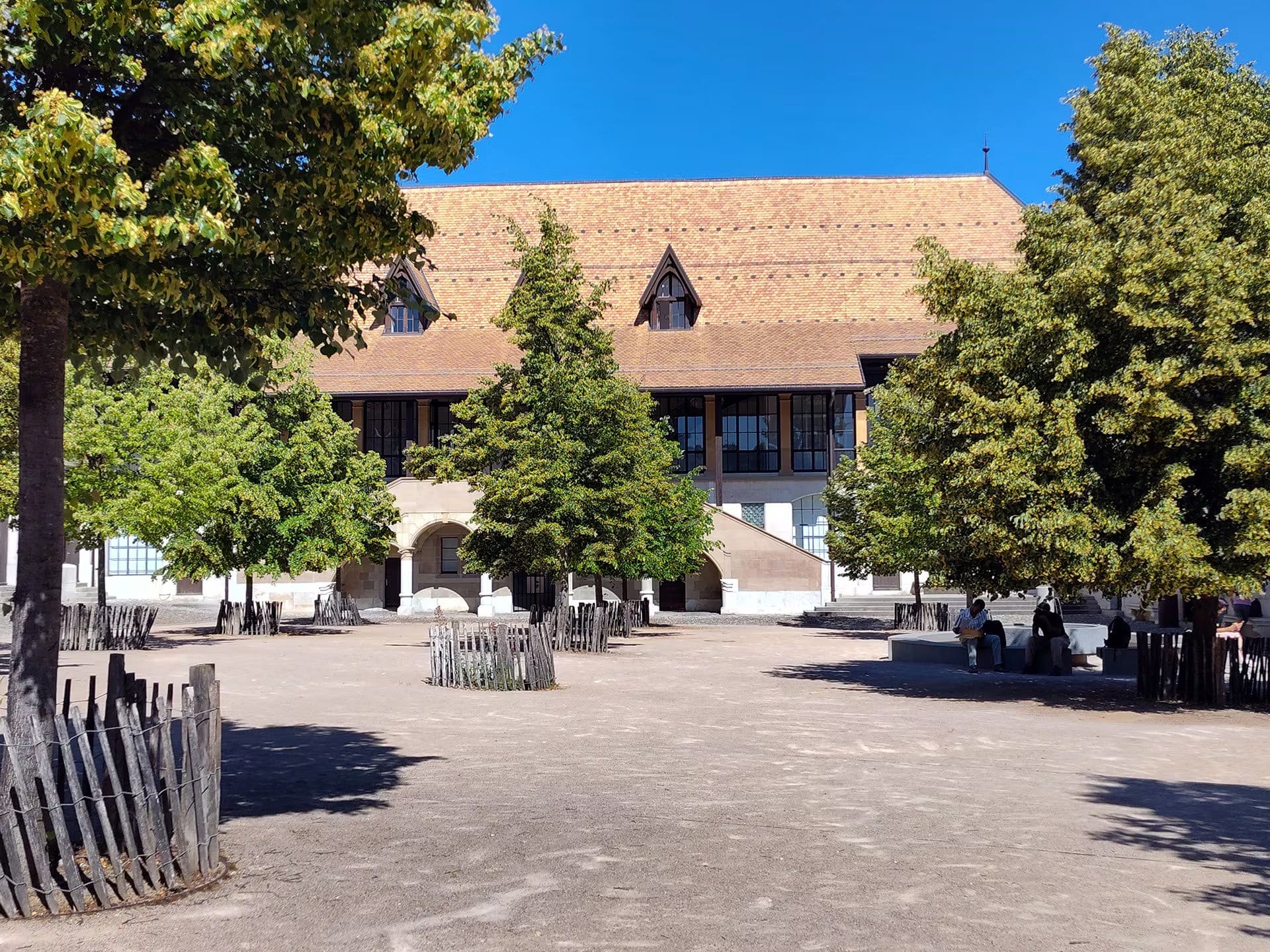 La escuela Jean Calvin donde estudió Borges en Ginebra.