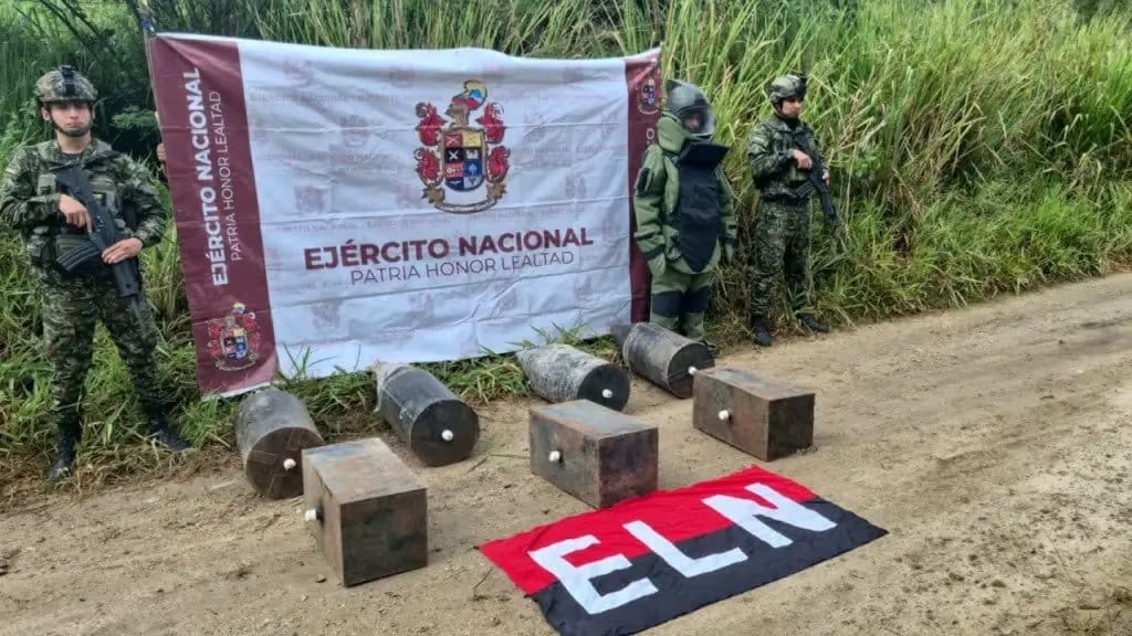 El Ej&eacute;rcito Nacional frustr&oacute; un atentado del ELN en la Ruta Nacional 70, corredor que conecta Cesar y Norte de Santander - cr&eacute;dito Ej&eacute;rcito Nacional