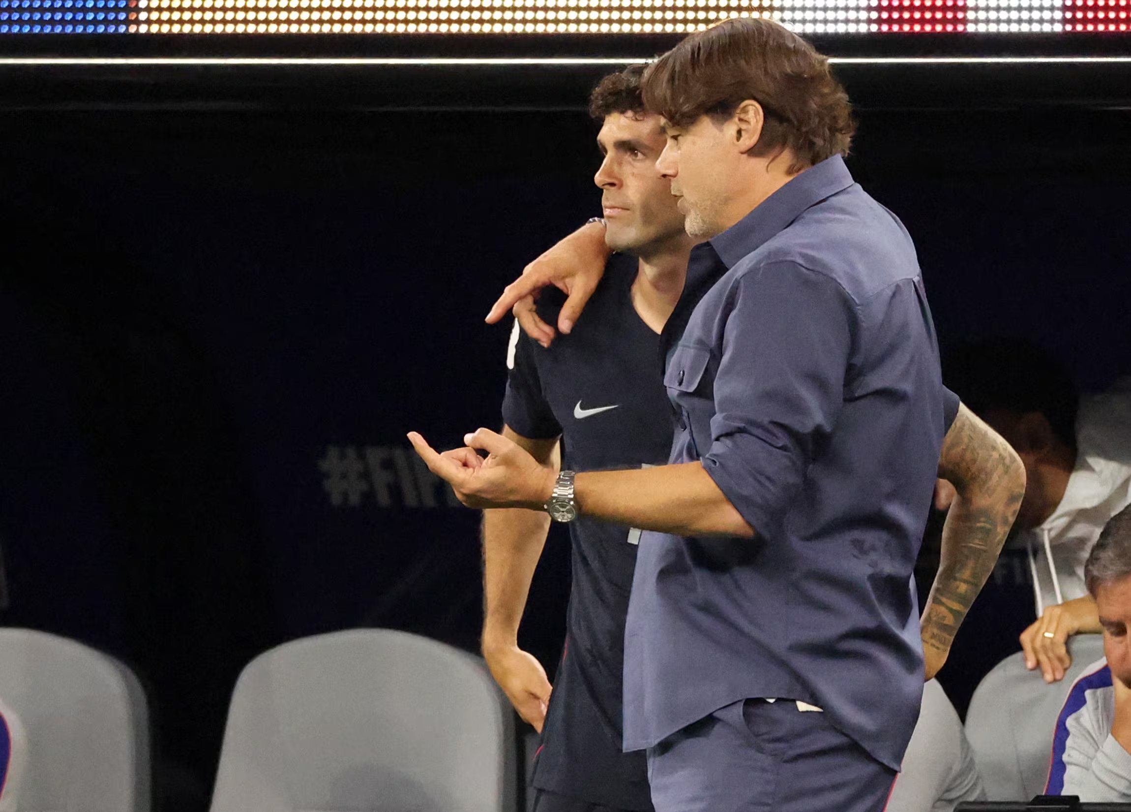 Mauricio Pochettino fue contundente sobre los motivos para rotar en el último partido del grupo y se mostró optimista para las eliminatorias (IMAGN IMAGES via Reuters/Kiyoshi Mio)