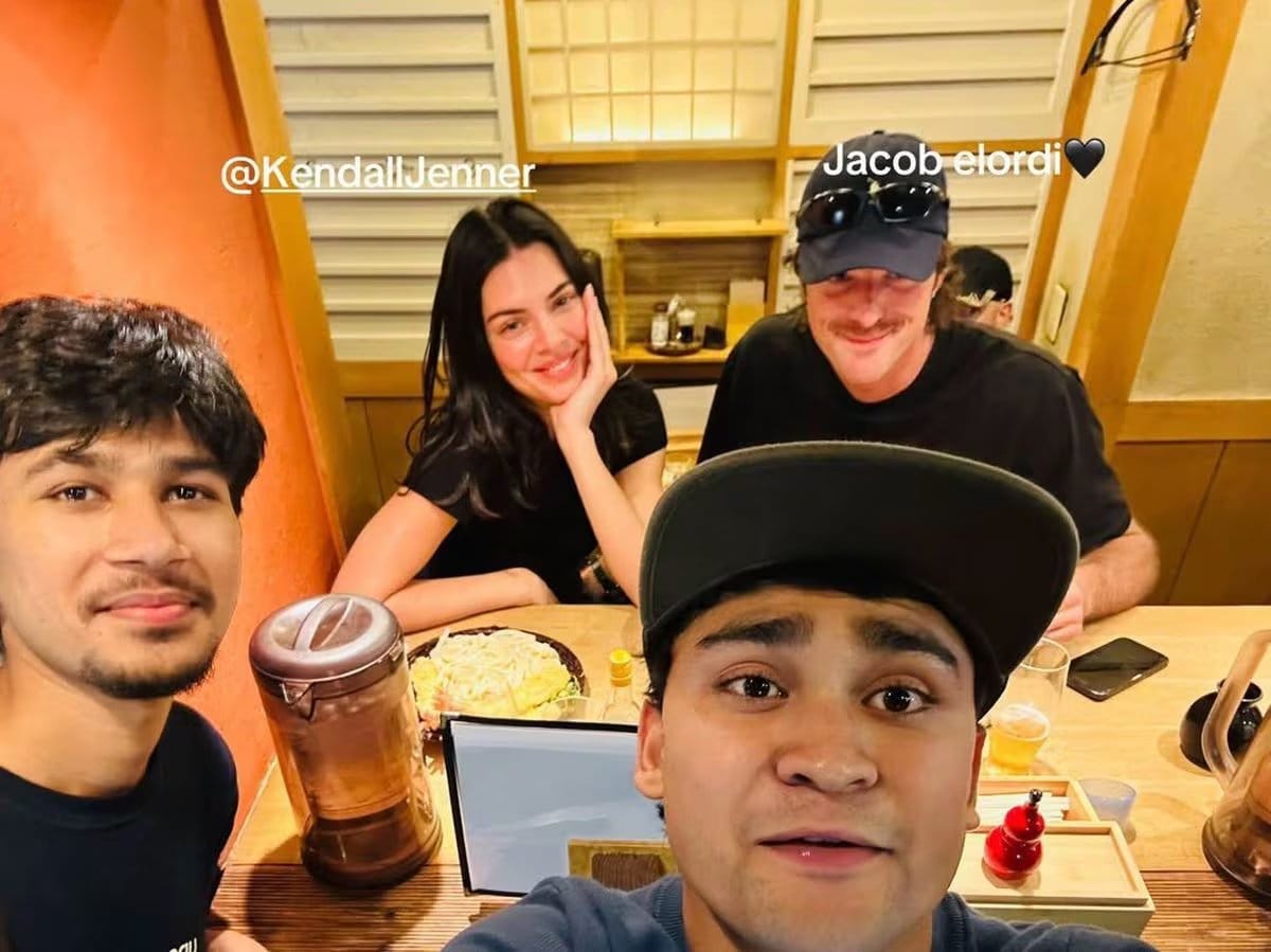 Jacob Elordi se encontraba disfrutando de unos d&iacute;as en Jap&oacute;n cuando protagoniz&oacute; el momento viral.(Instagram/@udon_shin.official)