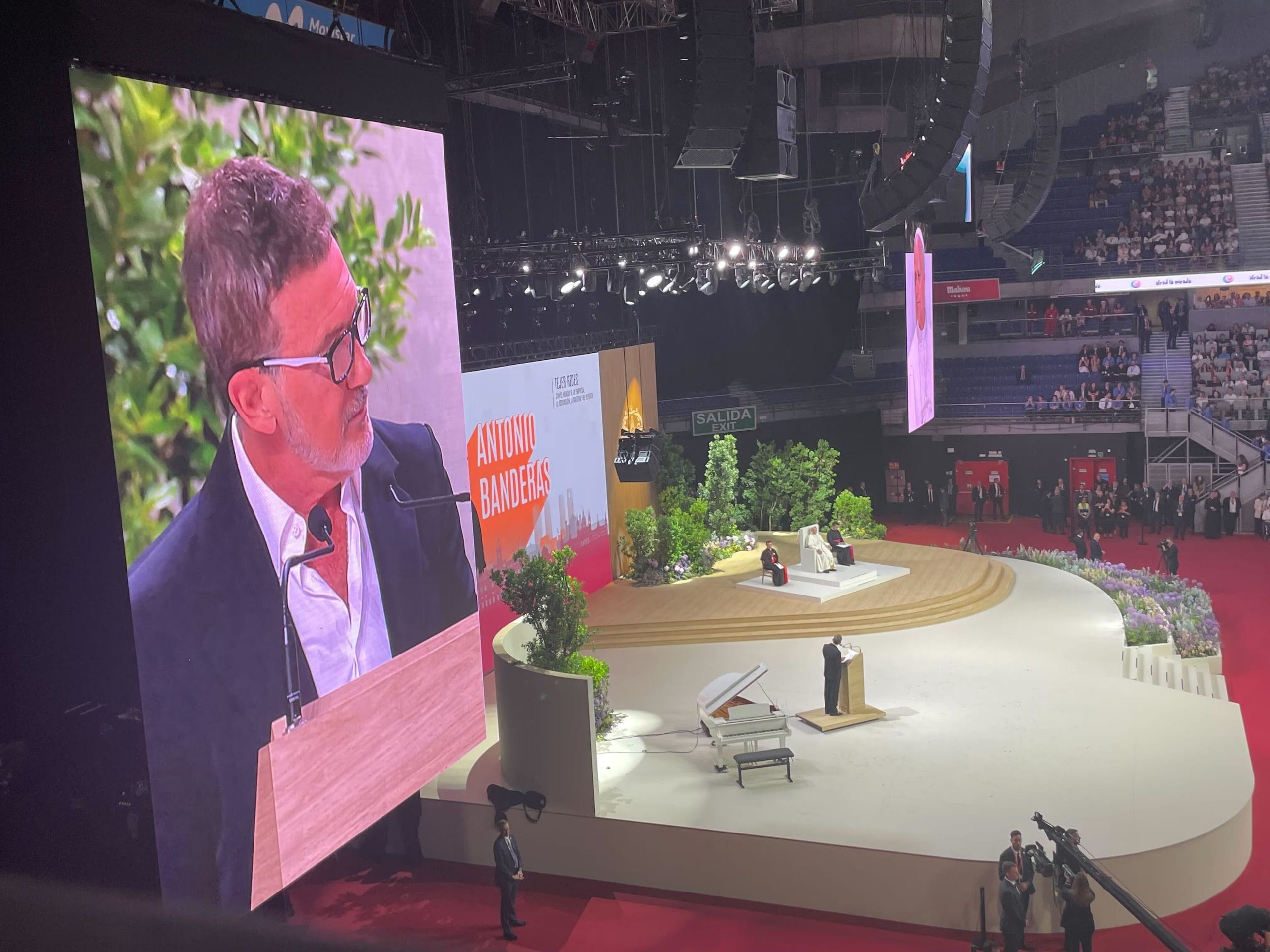 Antonio Banderas hace una reflexión sobre la union entre la fe y la cultura (Infobae)