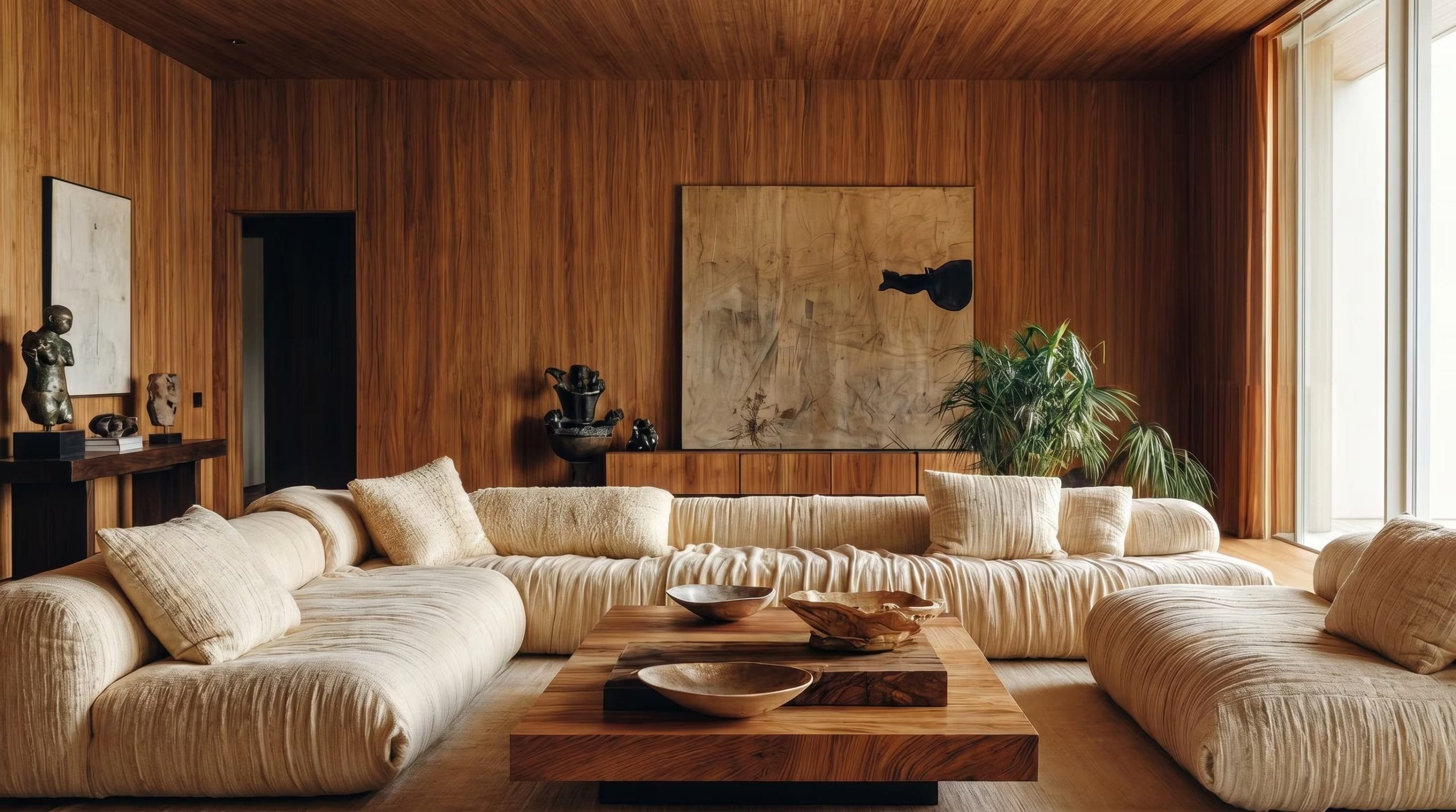 Repetir acabados y tipos de madera genera flujo visual dentro de una estancia y entre ambientes. (Imagen Ilustrativa Infobae)