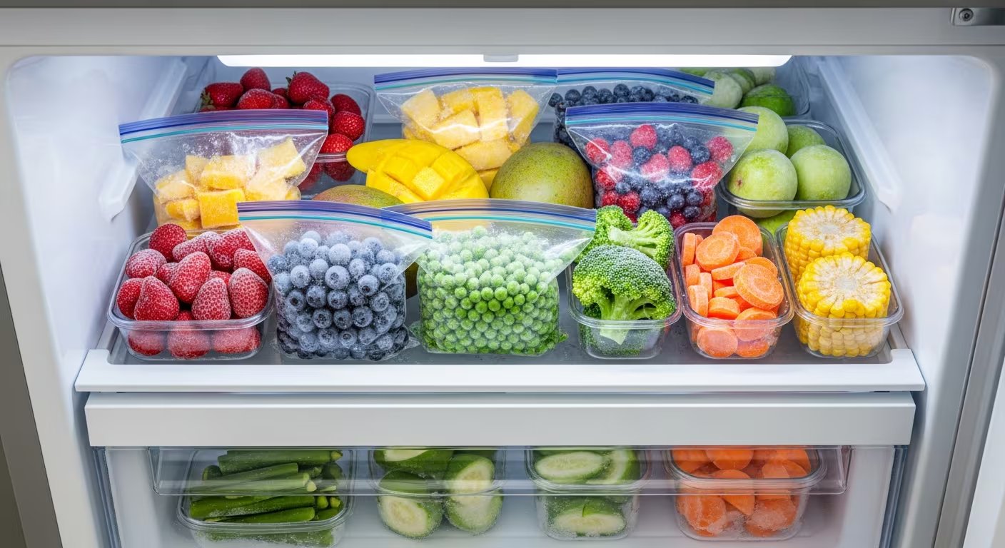 La ciencia indica que las frutas y verduras frescas y congeladas pueden ser saludables y aportar beneficios similares a la dieta (Imagen Ilustrativa Infobae)