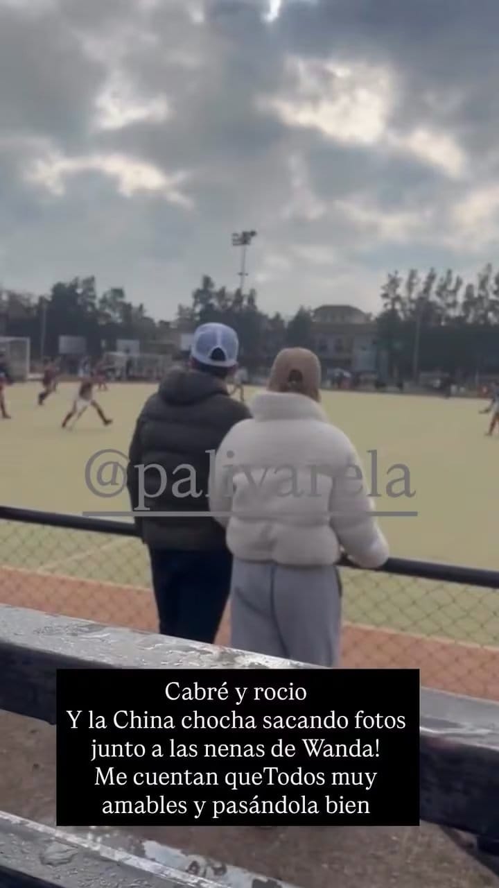 Nicol&aacute;s Cabr&eacute; y Roc&iacute;o Pardo tambi&eacute;n vieron jugar a Rufina