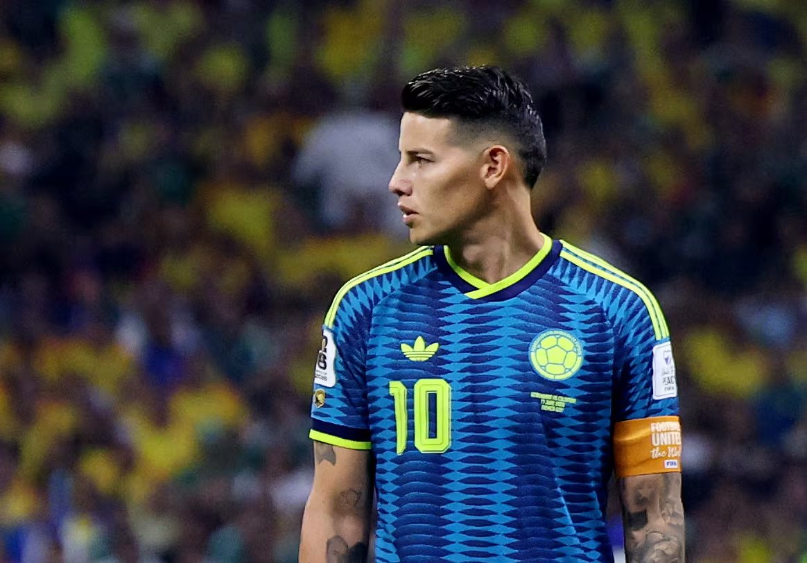 James Rodr&iacute;guez quiere igualar a Juan Guillermo Cuadrado como el m&aacute;ximo asistidor de Colombia en los mundiales - cr&eacute;dito Raquel Cunha/REUTERS