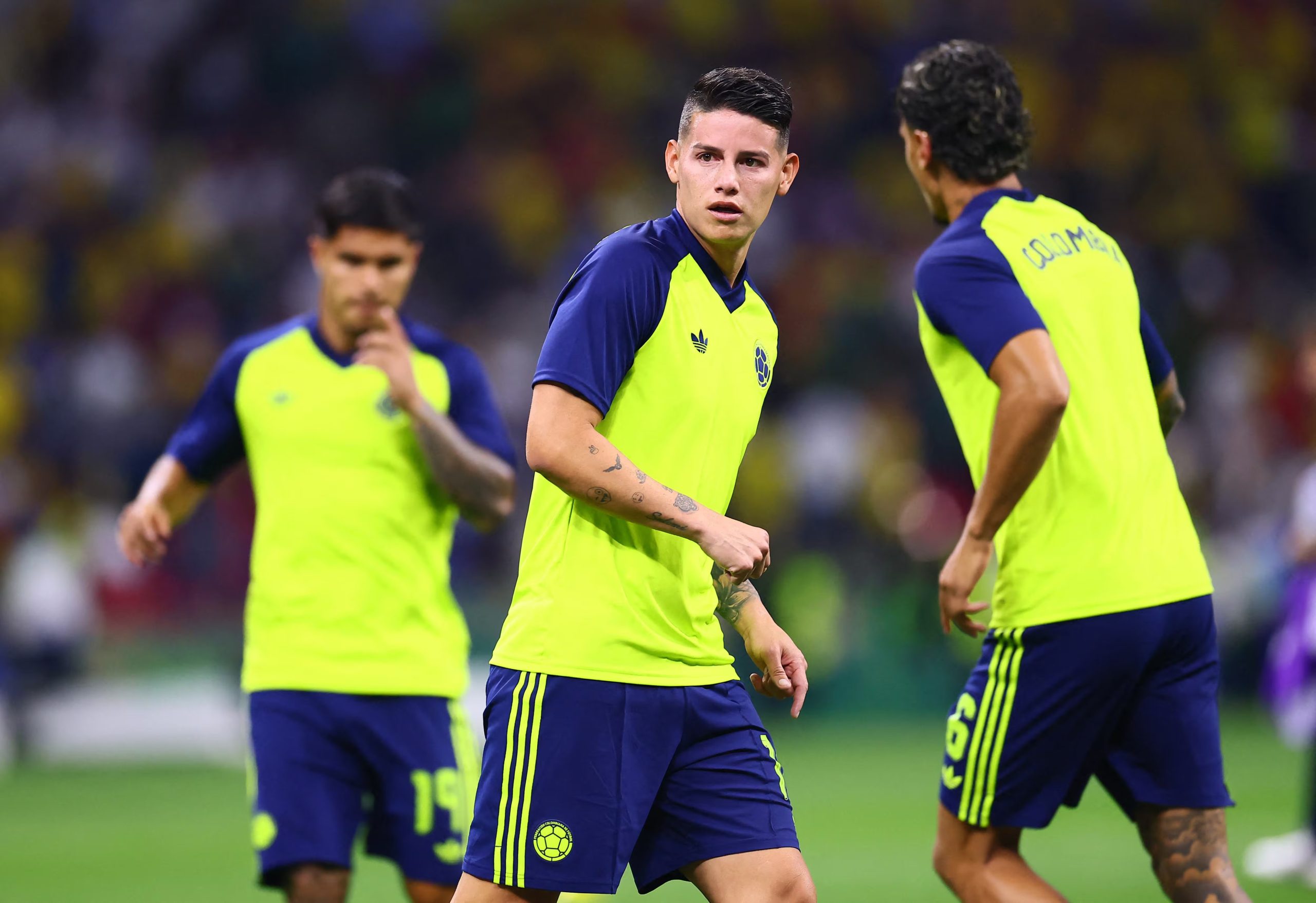 James Rodr&iacute;guez quiere ser el m&aacute;ximo jugador en asistencias y partidos disputados en Copas del Mundo para Colombia - cr&eacute;dito Eloisa S&aacute;nchez/REUTERS