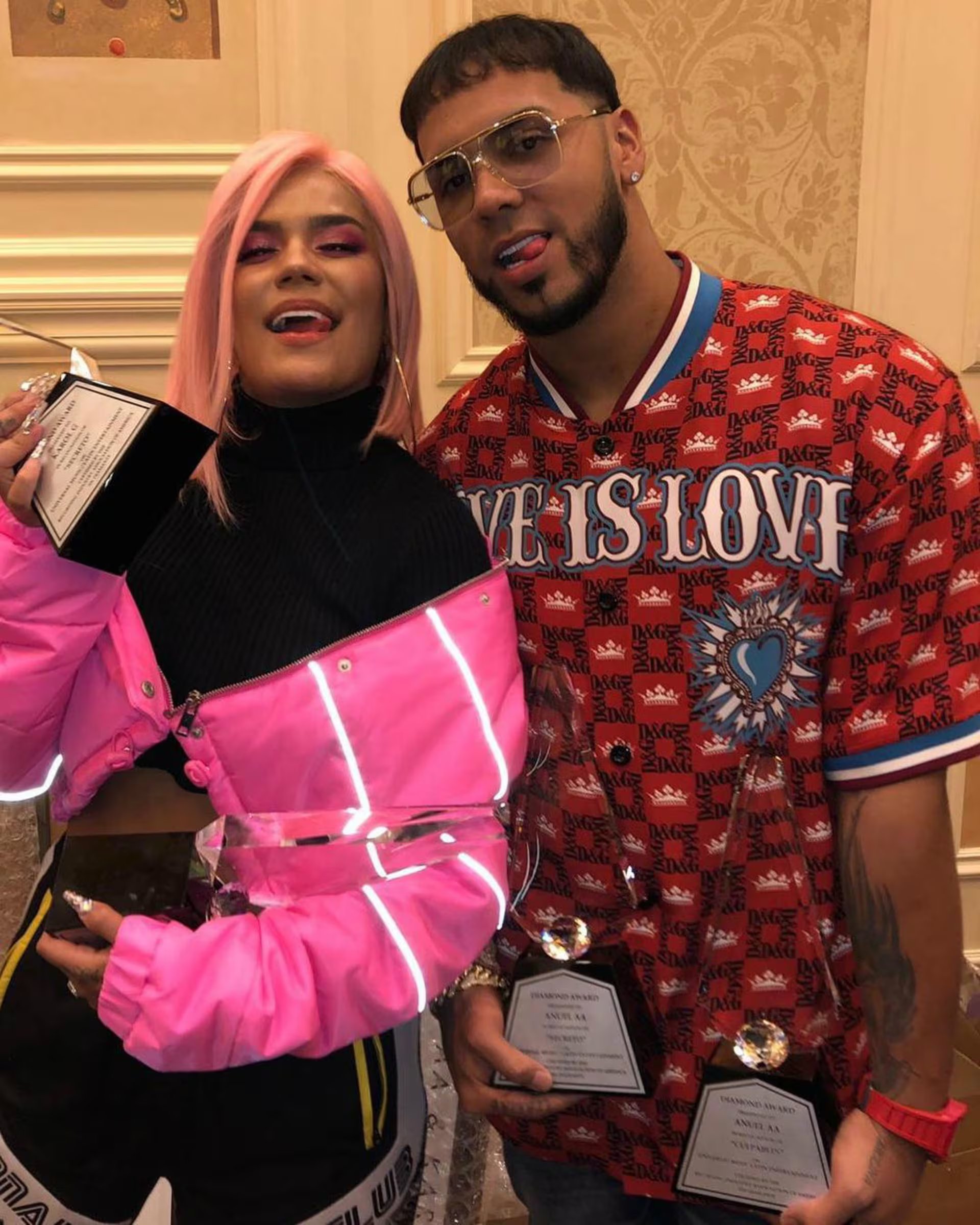 Algunos fans apuntaron a que el ex al que se refirió la cantante podría ser al cantante puertorriqueño Anuel AA - crédito Instagram: anuel_2blea