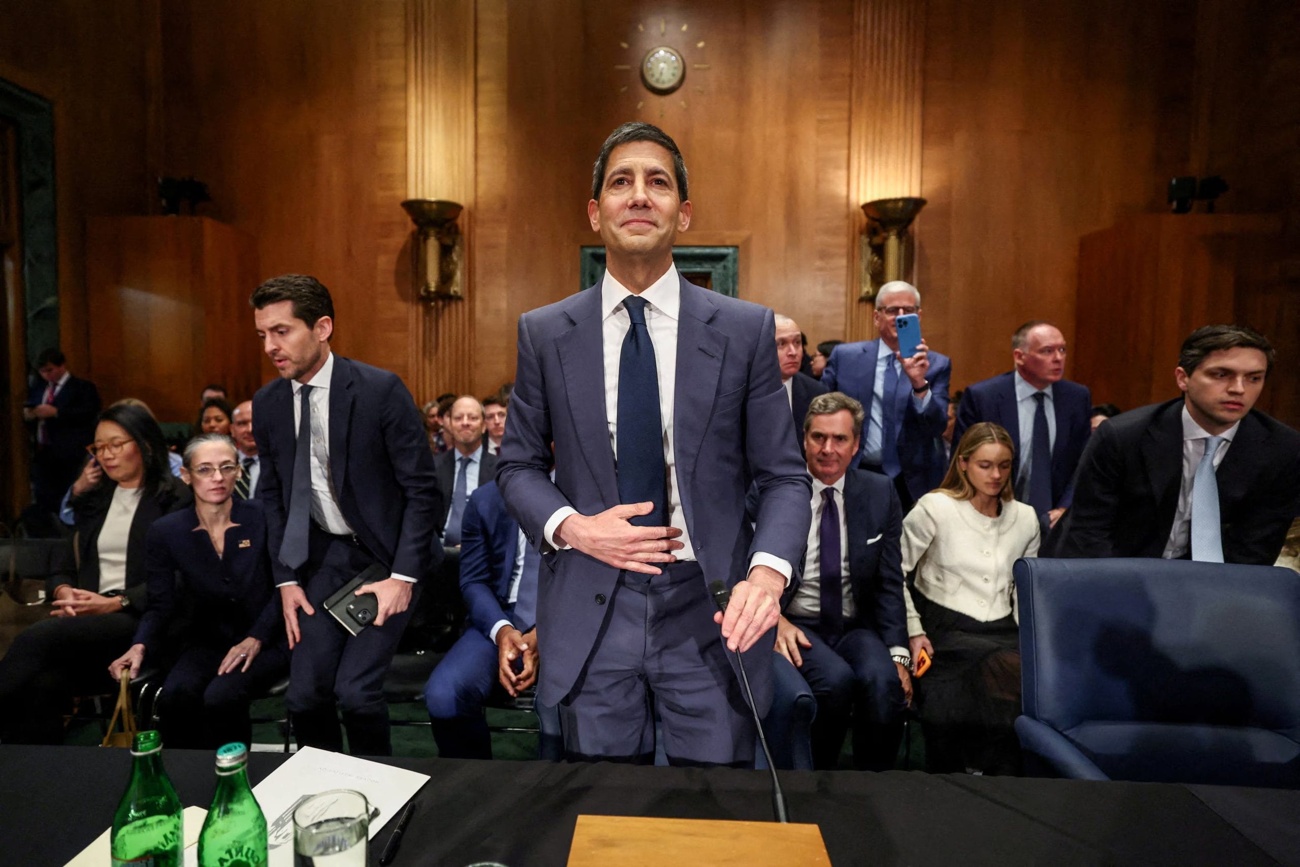 Kevin Warsh, durante la audiencia de confirmaci&oacute;n ante el Comit&eacute; de Banca del Senado de los EEUU