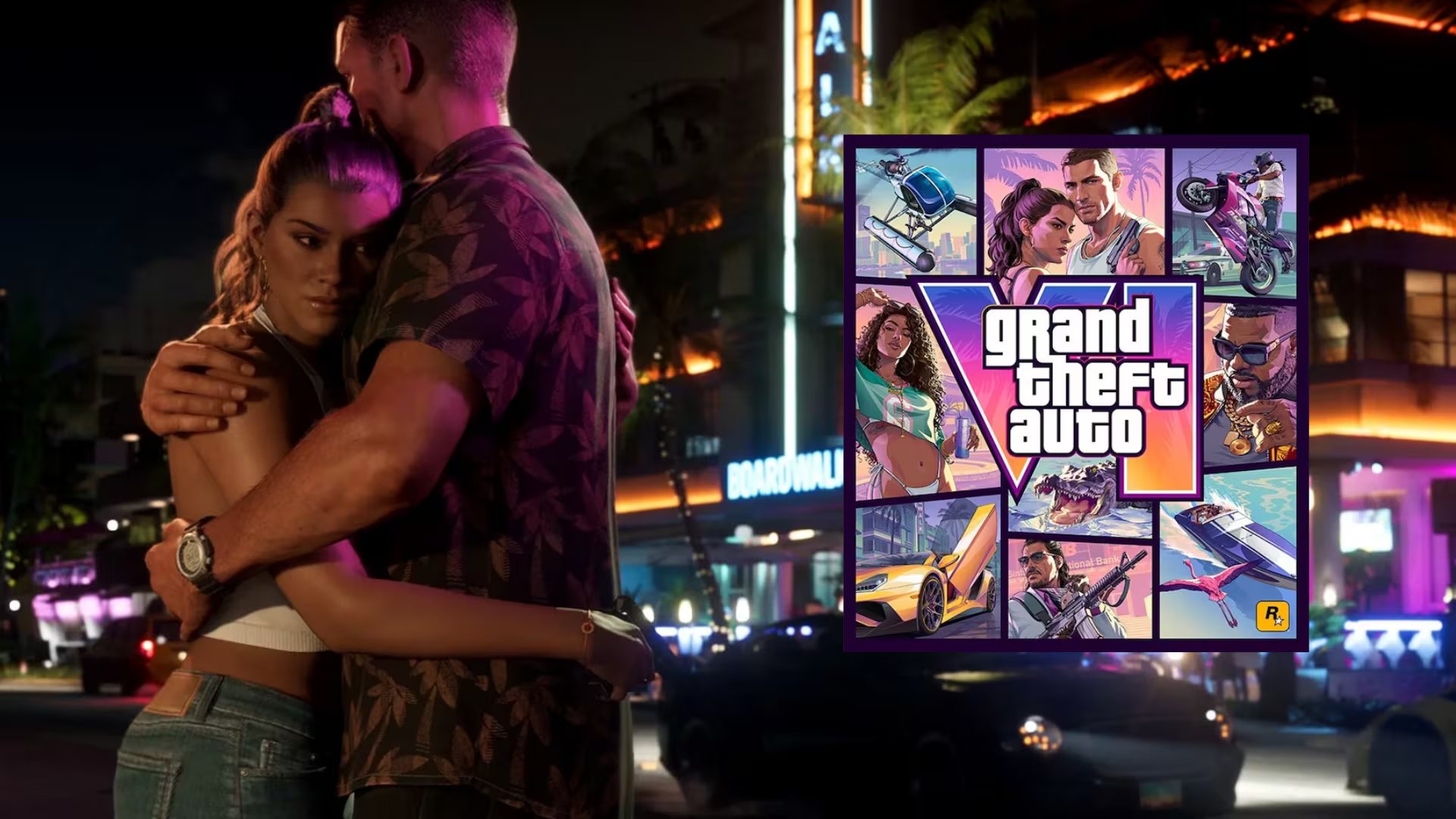 Rockstar lanzó la porta oficial de GTA 6. (Composición Infobae: Rockstar Games)