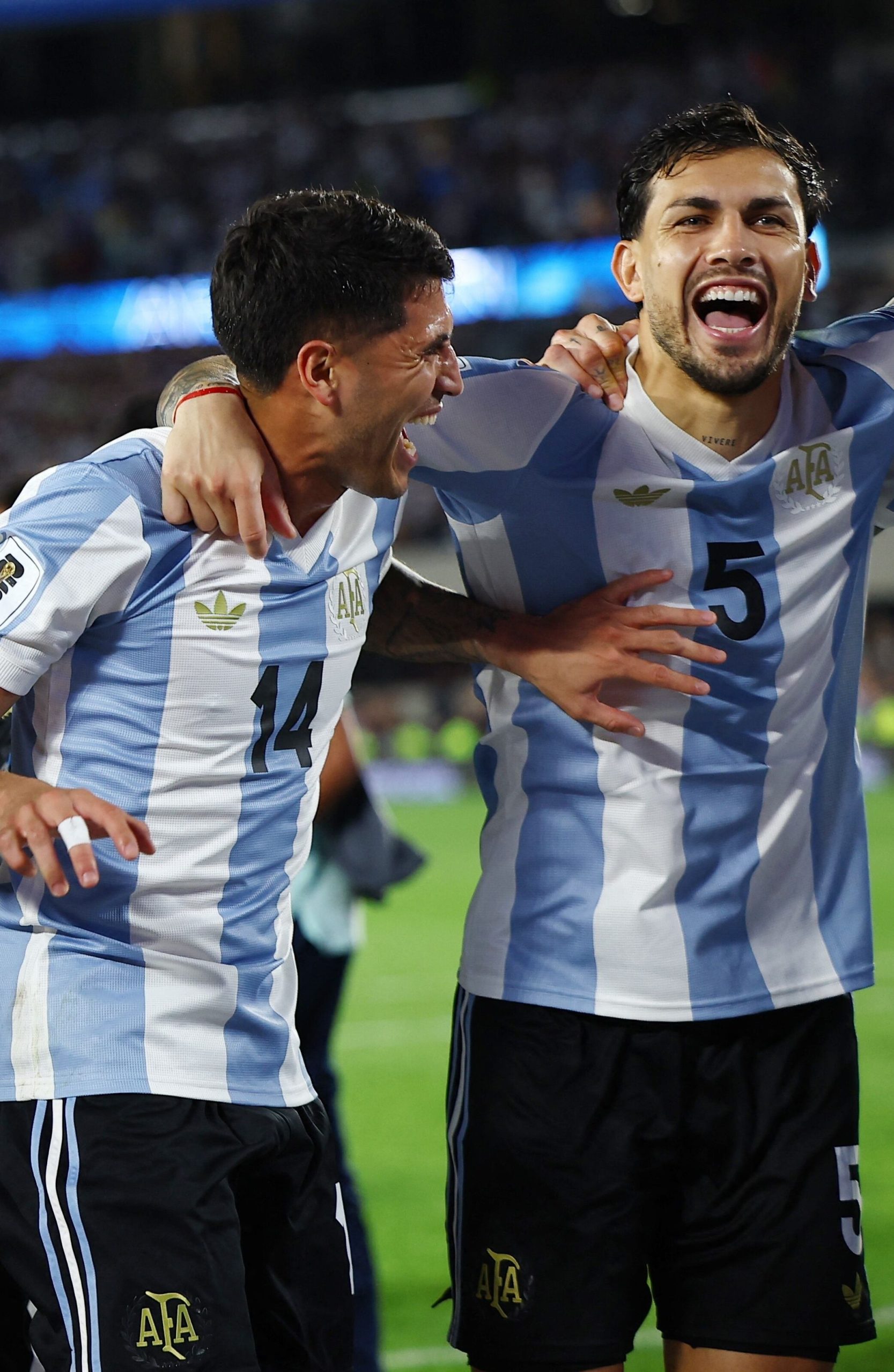 Exequiel Palacios y Leandro Paredes ser&aacute;n de la partido ante Jordania (REUTERS/Agustin Marcarian)