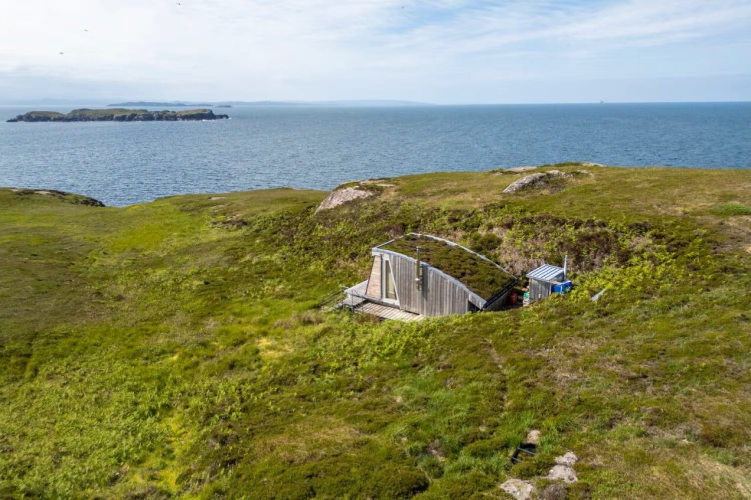 La caba&ntilde;a de la isla Mullagrach que se vende por menos de medio mill&oacute;n de euros. (Savills)