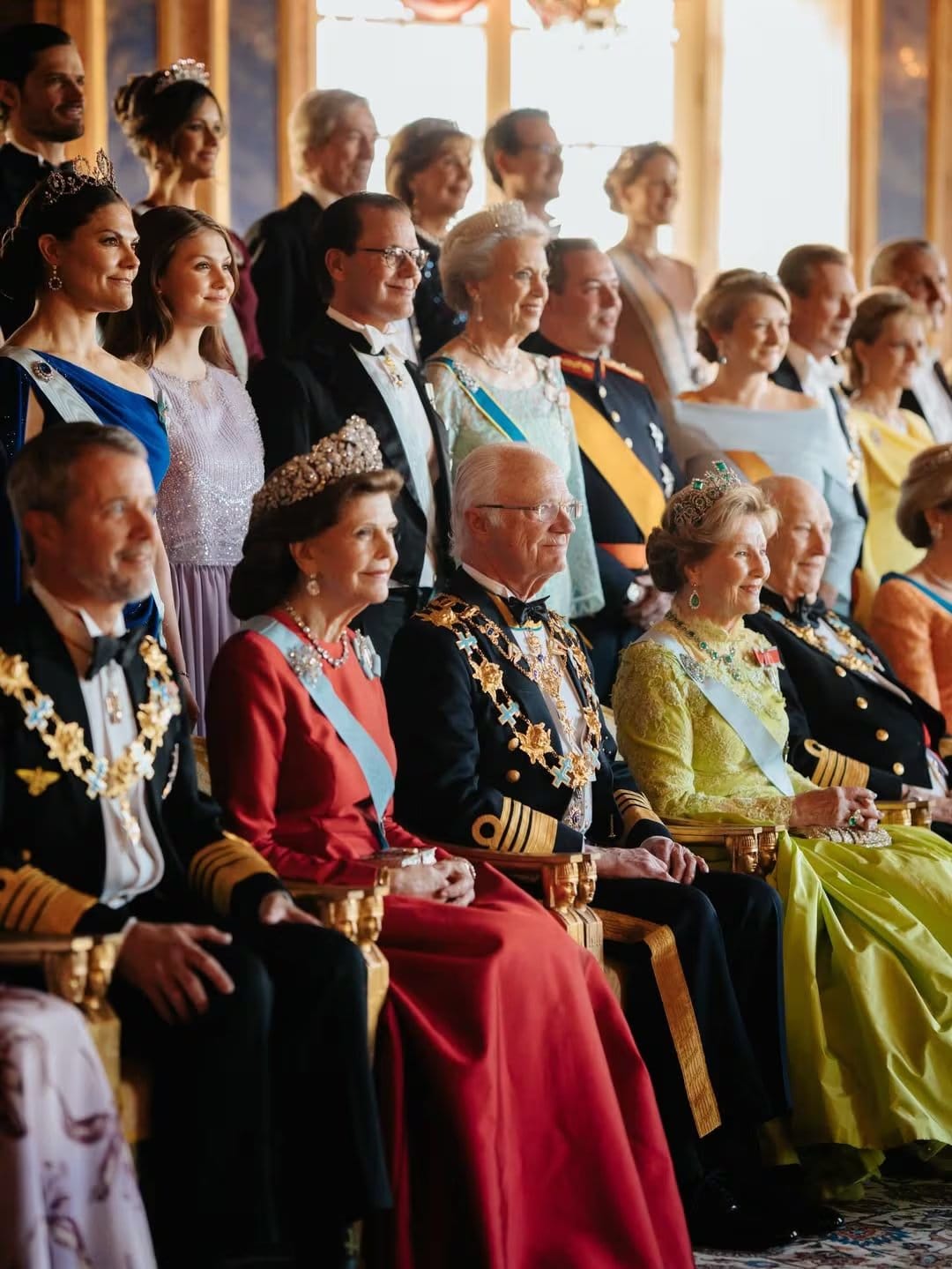 La monarqu&iacute;a internacional se re&uacute;ne en el 80 cumplea&ntilde;os del rey Carlos Gustavo de Suecia (Instagram)