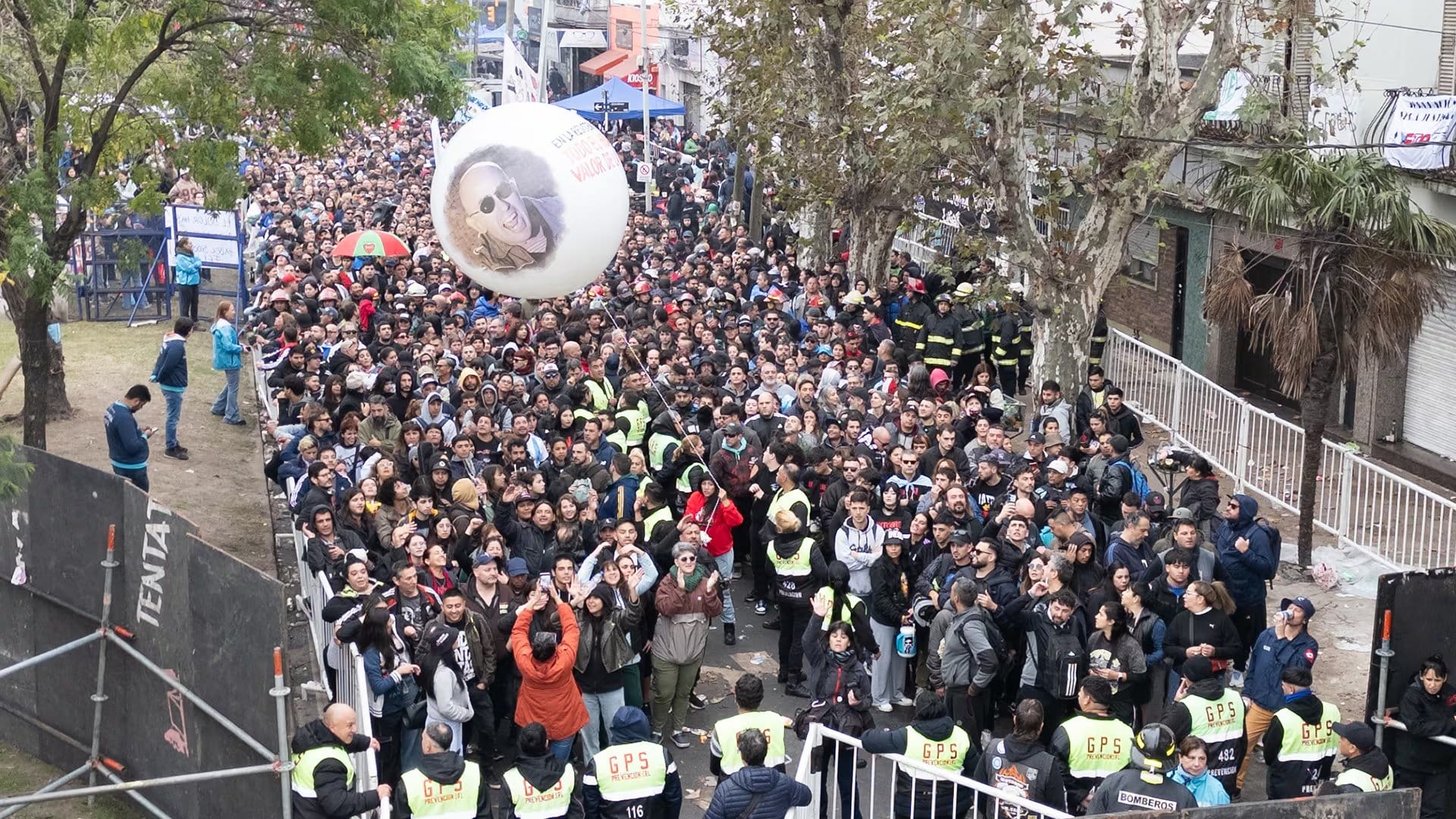 El municipio de Avellaneda acondicionó el predio para recibir a la multitud