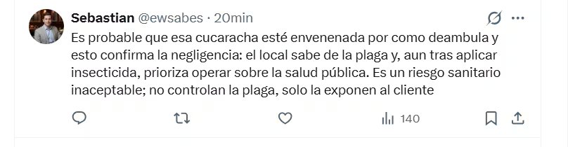 Los comentarios de los internautas demostraron la preocupación por las consecuencias para los clientes - crédito ewsabes / X