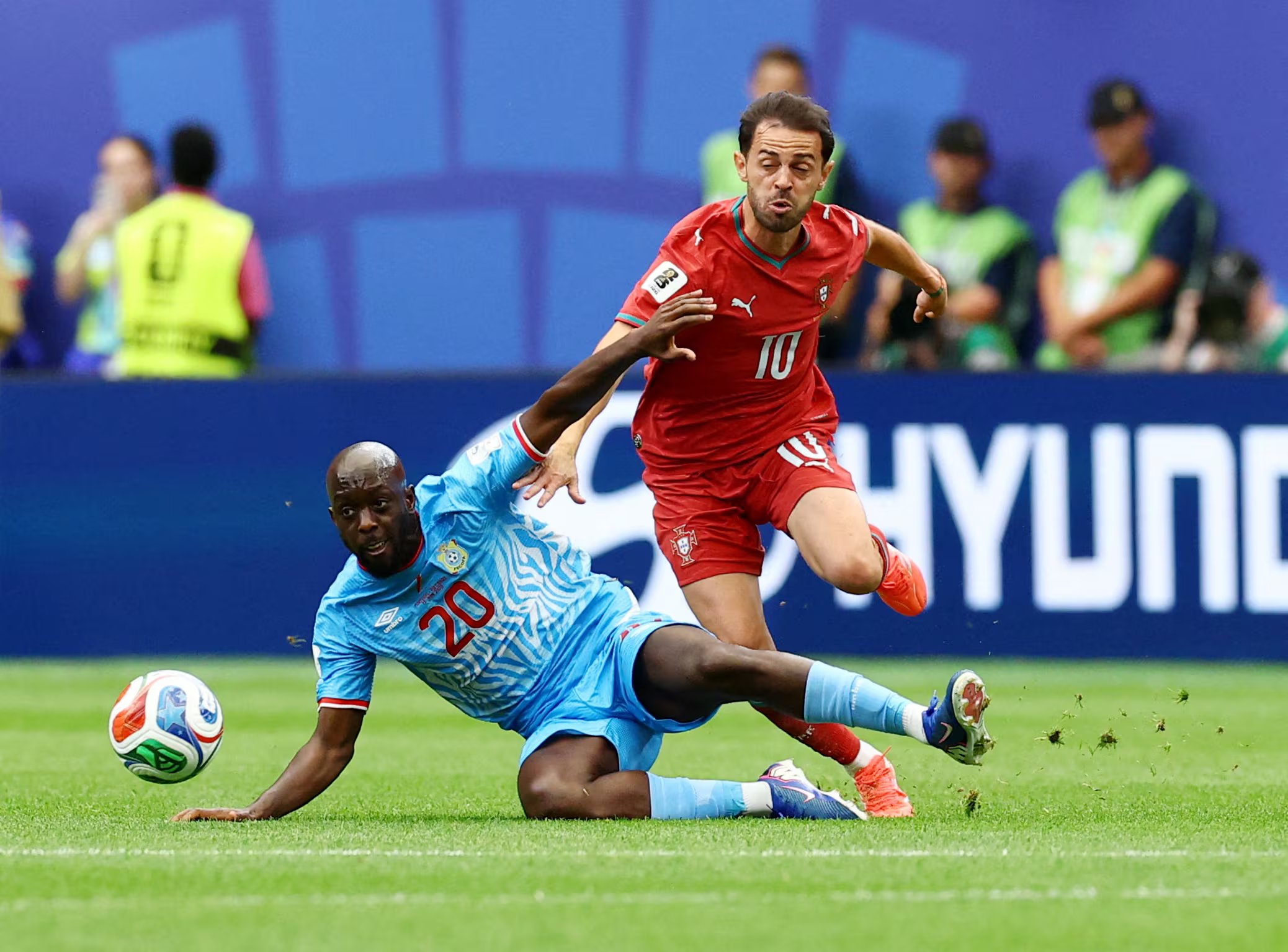 Bernardo Silva no jugar&iacute;a como titular ante Colombia porque no ha mostrado su mejor nivel en el Mundial 2026 - cr&eacute;dito Phil Noble/REUTERS