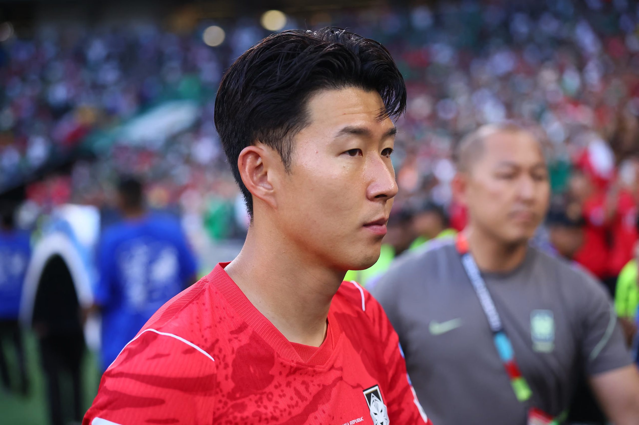 Son Heung-min no ha podido ser diferencial en el Mundial. REUTERS/Eloísa Sánchez
