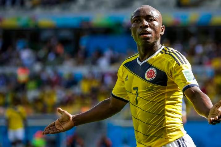 Pablo Armero convirtió el primer gol de Colombia en una Copa del Mundo luego de 16 años de ausencia - crédito Mauricio Alvarado/Colprensa