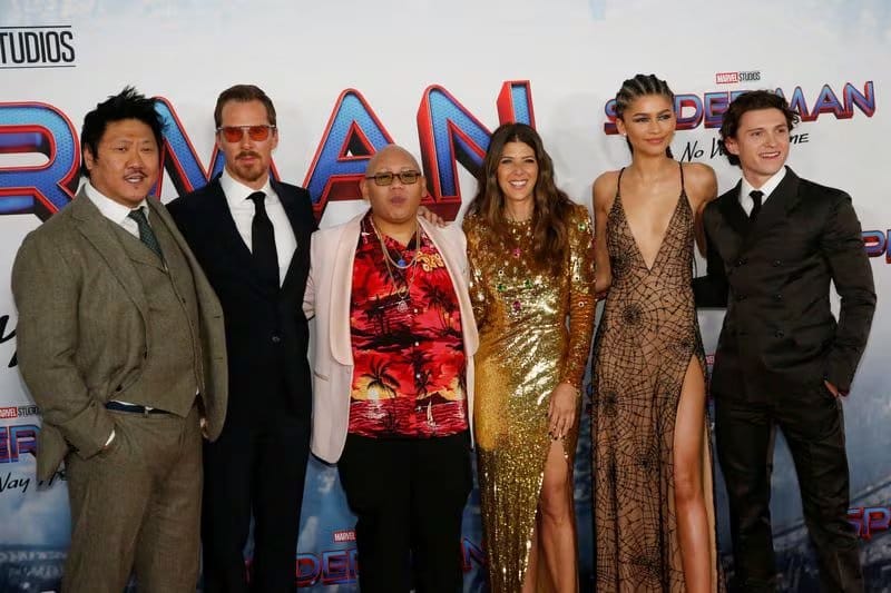 La saga Spider-Man permitió a Holland y Batalon mostrar una representación de la amistad masculina abierta, sincera y sin prejuicios (REUTERS/Mario Anzuoni)